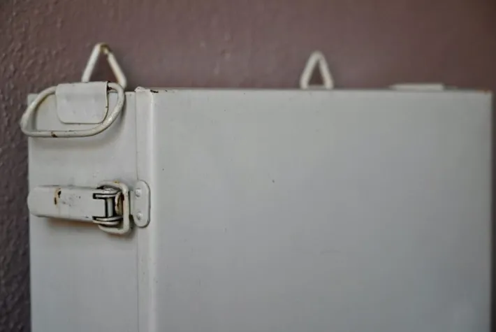 Pamono Bauhaus Pharmacy Cabinet, 1940s Best