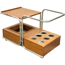 Pamono Bauhaus Serving Trolley by Marcel Breuer, 1970s Clearance