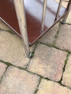 Pamono Bauhaus Style Metal Book Shelf, 1920s Clearance
