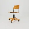 Pamono Bauhaus Swivel Office Chair in Wood from Giroflex, 1960s Discount