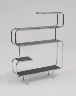 Pamono Bauhaus Tubular Shelving Unit, 1970s Outlet