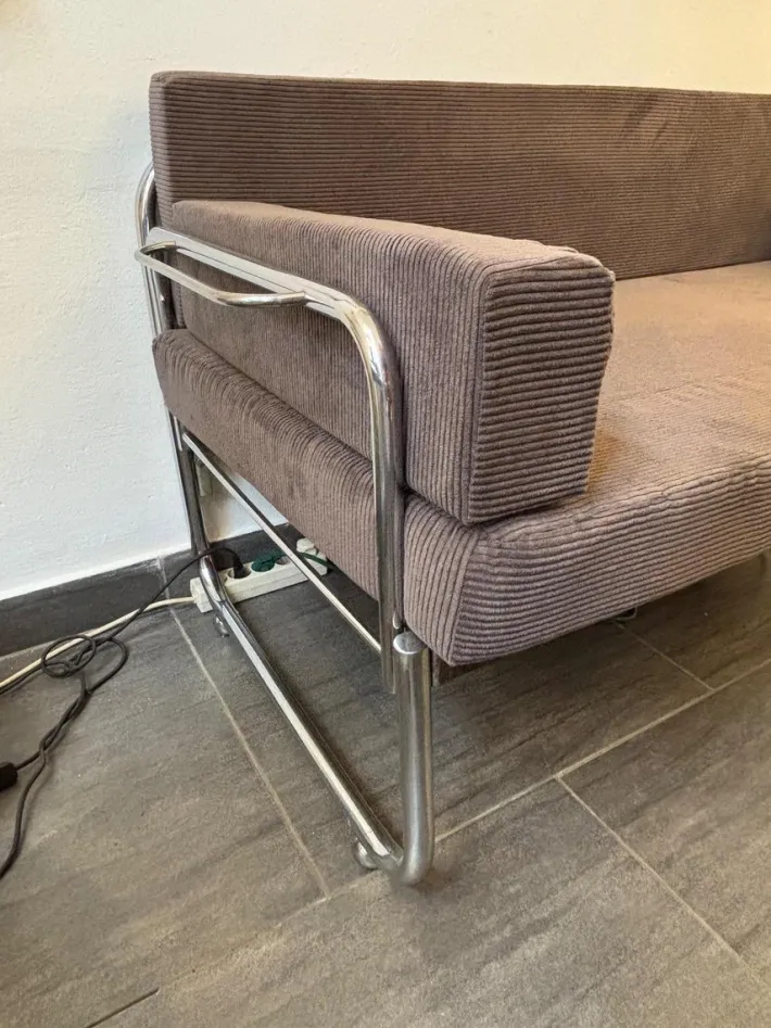 Pamono Bauhaus Tubular Steel Daybed, 1930s Clearance