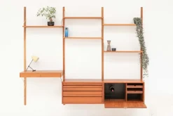 Pamono 3-Bay Wall Unit by Poul Cadovius