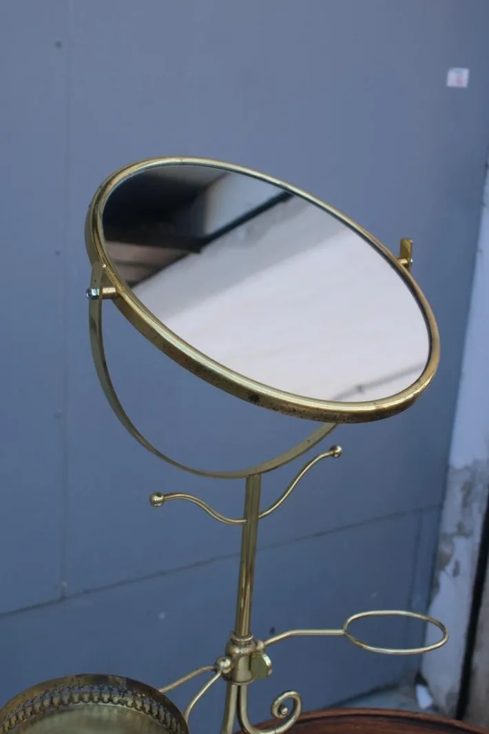 Pamono Bedroom Washstand with Basin, Pitcher, and Mirror Discount