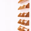 Pamono Beech Wall Shelves by Hans J. Wegner for Ry Møbler, 1950s, Set of 5 New