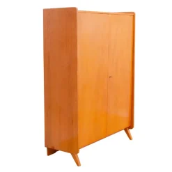 Pamono Beechwood Wardrobe by František Jirák for Tatra Nábytok, 1960s Discount
