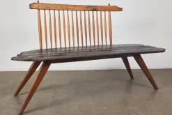 Pamono Bench in the style of George Nakashima, 1960s Best