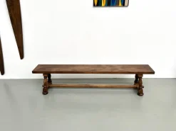 Pamono Bench with Baluster Base, 1950s Sale
