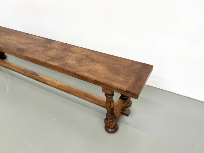 Pamono Bench with Baluster Base, 1950s Sale