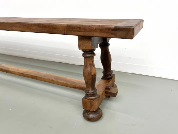 Pamono Bench with Baluster Base, 1950s Sale