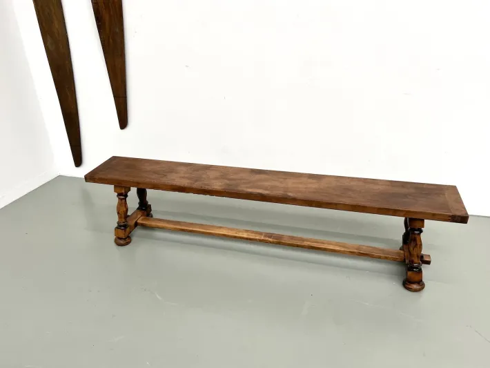 Pamono Bench with Baluster Base, 1950s Sale