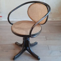 Pamono Bentwood No. 5501 Swivel Chair from Thonet, 1980s