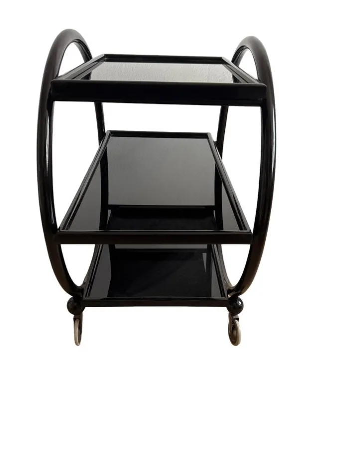 Pamono Bentwood Serving Trolley, 1920s New