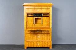 Pamono Biedermeier Birch & Elm Secretary Hot