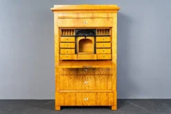 Pamono Biedermeier Birch & Elm Secretary Hot