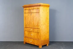 Pamono Biedermeier Birch & Elm Secretary Hot