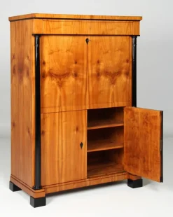 Pamono Biedermeier Cherrywood Secretary, 1830s Clearance