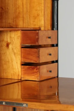Pamono Biedermeier Cherrywood Secretary, 1830s Clearance