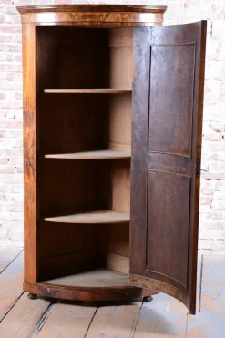 Pamono Biedermeier Corner Cabinet in Walnut, Austria, 1830s Discount