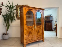 Pamono Biedermeier Display Cabinet in Walnut Online
