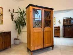 Pamono Biedermeier Display Cabinet in Oak Hot