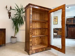 Pamono Biedermeier Display Cabinet in Glass Hot