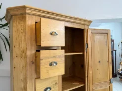 Pamono Biedermeier Famhouse Bread Cupboard Hot