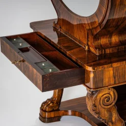 Pamono Biedermeier Lyra Secretaire Desk, 1830 Discount