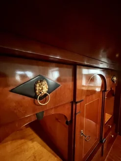 Pamono Biedermeier Mahogany Veneer Secretary, 1800s New