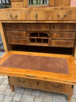 Pamono Biedermeier Pearwood Secretary, 1800s