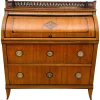 Pamono Biedermeier Roll-Top Desk in Cherry Veneer and Brass, 1820 Outlet
