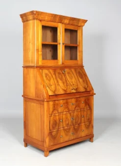 Pamono Biedermeier Secretaire with Brass Handles, 1845 Discount