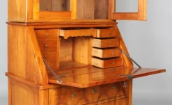 Pamono Biedermeier Secretaire with Brass Handles, 1845 Discount
