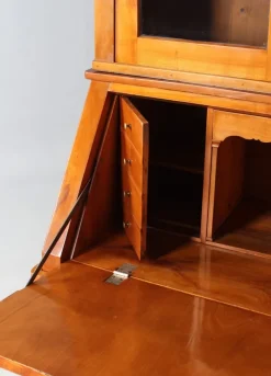 Pamono Biedermeier Secretaire with Brass Handles, 1845 Discount