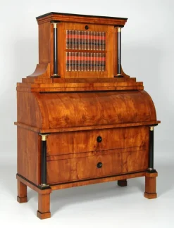 Pamono Biedermeier Secretaire with Hidden Mechanism, 1815 New