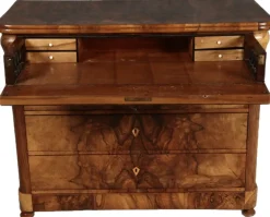 Pamono Biedermeier Secretary Chest in Walnut, 1830s Discount
