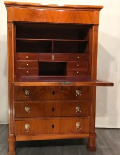 Pamono Biedermeier Secretary Desk, 1820s New