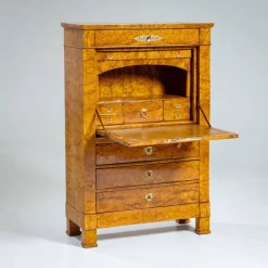 Pamono Biedermeier Secretary Desk, Mid-19th Century