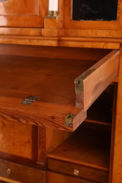 Pamono Biedermeier Secretary in Pearwood, Braunschweig, Germany, 1820s New