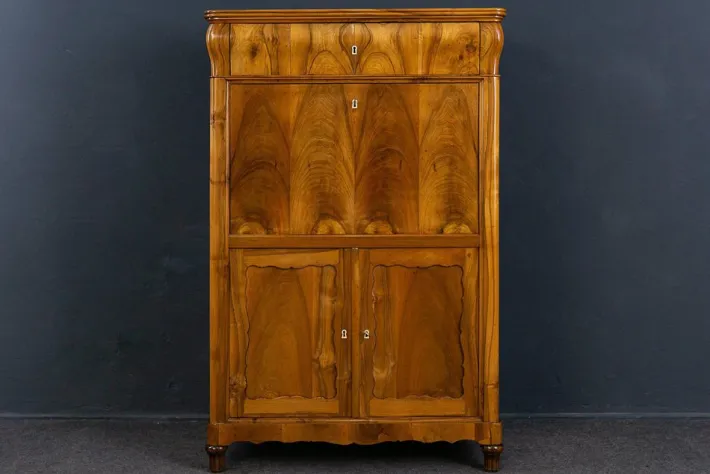 Pamono Biedermeier Secretary in Walnut