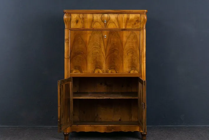 Pamono Biedermeier Secretary in Walnut