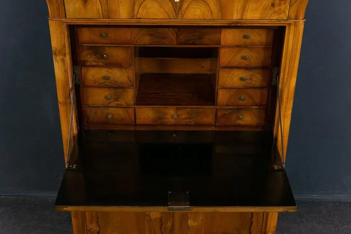 Pamono Biedermeier Secretary in Walnut