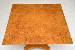 Pamono Biedermeier Swedish Birch & Ebony Coffee Table, 1840s New