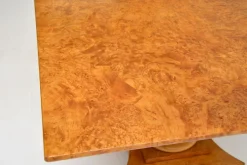 Pamono Biedermeier Swedish Birch & Ebony Coffee Table, 1840s New