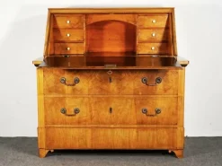 Pamono Biedermeier Walnut Folding Secretaire