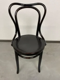 Pamono Blac Secession Chair from Thonet, 1890s New