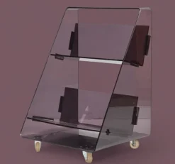 Pamono Black Acrylic Book Caddy by Louis De Bernieres for Habitat Vip Collection, 2002 Best