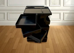 Pamono Black Boby Cart by Joe Colombo for Bieffeplast Online