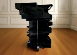 Pamono Black Boby Cart by Joe Colombo for Bieffeplast Online