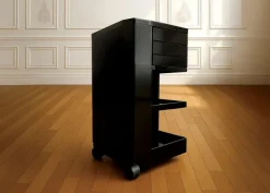 Pamono Black Boby Cart by Joe Colombo for Bieffeplast Online